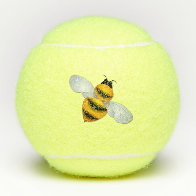 Pelotas De Tenis Honey Bee (Anverso)