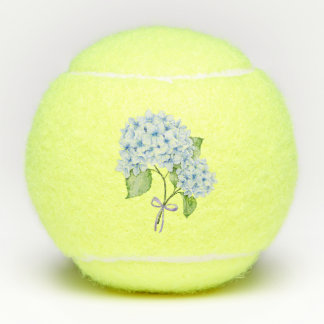 Pelotas De Tenis Hormigón floral granulogenio arco azul