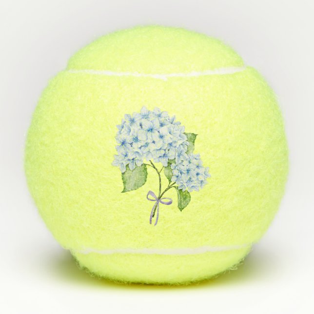 Pelotas De Tenis Hormigón floral granulogenio arco azul (Anverso)
