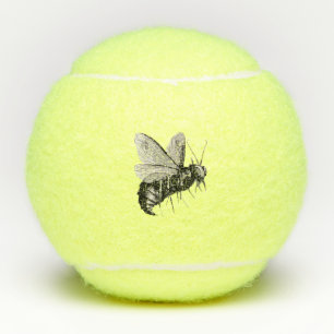 Pelotas De Tenis Hueso de cráneo de abeja blanca gótica sobre alas