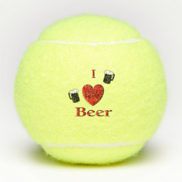 Pelotas De Tenis I Heart Beer Design