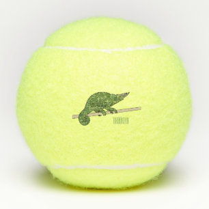 Pelotas De Tenis Ilustracion chameleon personalizado de Jackson