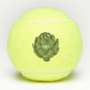 Pelotas De Tenis Ilustracion de personalizado Artichoke
