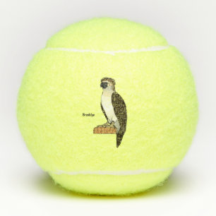 Pelotas De Tenis Ilustracion de personalizado de aves águilas de Fi