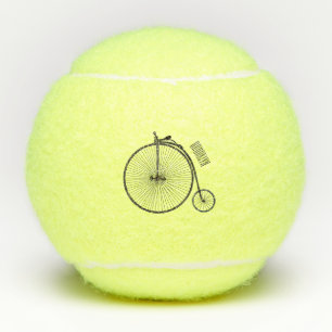 Pelotas De Tenis Ilustracion de personalizado de bicicletas de alta