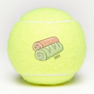 Pelotas De Tenis Ilustracion de personalizado de bollería y bollerí