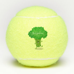 Pelotas De Tenis Ilustracion de personalizado de brócoli de baile c