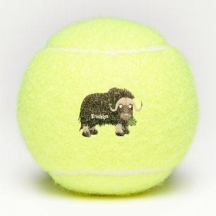 Pelotas De Tenis Ilustracion de personalizado de buey hongo