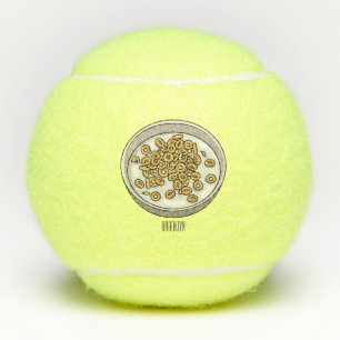 Pelotas De Tenis Ilustracion de personalizado de cereales