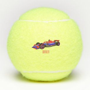 Pelotas De Tenis Ilustracion de personalizado de coches de carreras