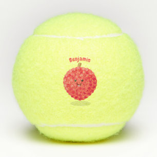 Pelotas De Tenis Ilustracion de personalizado de linché rosado