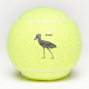 Pelotas De Tenis Ilustracion de personalizado de pájaro Shoebill