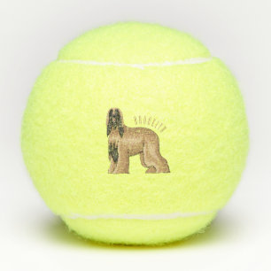 Pelotas De Tenis Ilustracion de personalizado de perro de perro per