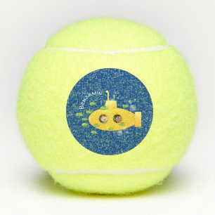 Pelotas De Tenis Ilustracion de personalizado de pescado submarino
