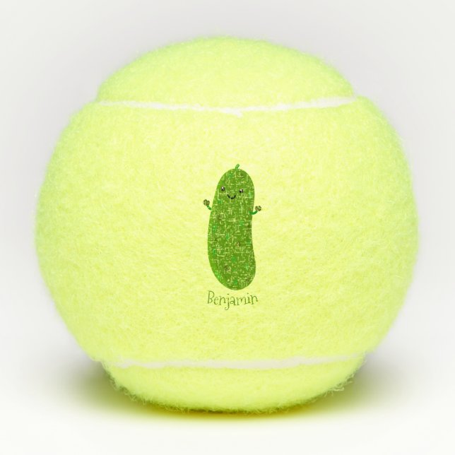 Pelotas De Tenis Ilustracion de personalizado de piquetes alegres (Anverso)
