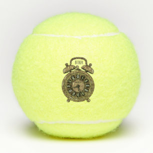 Pelotas De Tenis Ilustracion de personalizado de reloj de alarma
