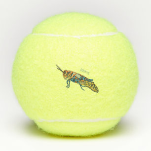 Pelotas De Tenis Ilustracion de personalizado de saltamontes de bar