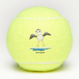 Pelotas De Tenis Ilustracion de personalizado de sandpier de bebé