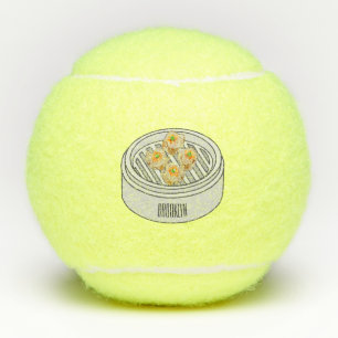 Pelotas De Tenis Ilustracion de Shumai dim sum personalizado