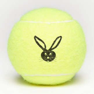 Pelotas De Tenis Ilustracion del conejo