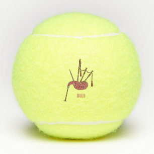 Pelotas De Tenis Ilustracion personalizado Bagpipes
