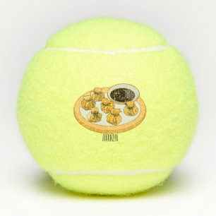 Pelotas De Tenis Ilustracion personalizado de bolso de camarón tail