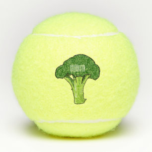 Pelotas De Tenis Ilustracion personalizado de Broccoli