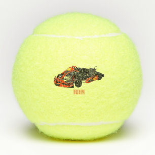Pelotas De Tenis Ilustracion personalizado de carreras de Kart
