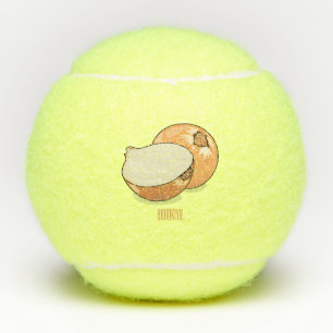 Pelotas De Tenis Ilustracion personalizado de cebolla