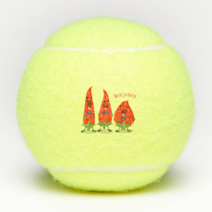 Pelotas De Tenis Ilustracion personalizado de chiles cantantes