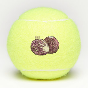 Pelotas De Tenis Ilustracion personalizado de col roja
