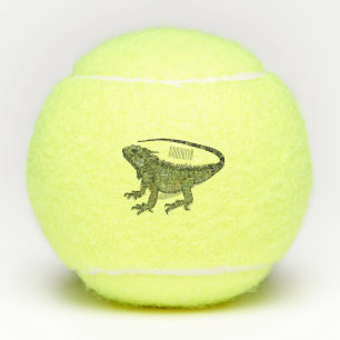 Pelotas De Tenis Ilustracion personalizado de Iguana