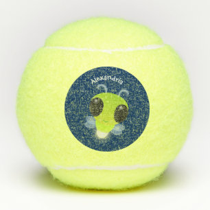 Pelotas De Tenis Ilustracion personalizado de luciérnaga con brillo
