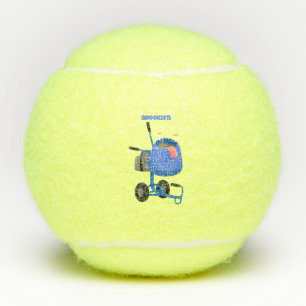 Pelotas De Tenis Ilustracion personalizado de mezclador de cemento
