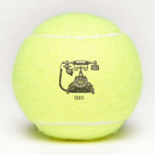 Pelotas De Tenis Ilustracion personalizado de teléfono