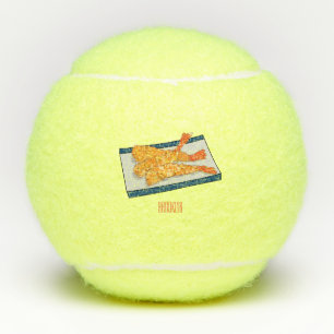 Pelotas De Tenis Ilustracion personalizado de tempura gambas