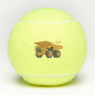 Pelotas De Tenis Ilustracion personalizado del camión de altura