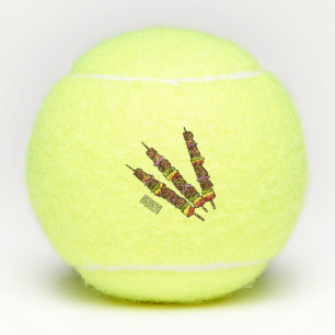 Pelotas De Tenis Ilustracion personalizado kebab o kabob