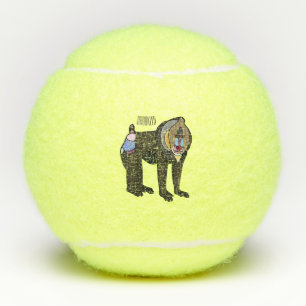 Pelotas De Tenis Ilustracion personalizado Mandrill
