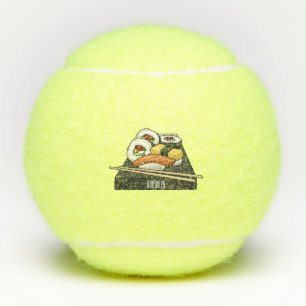 Pelotas De Tenis Ilustracion personalizado Sushi