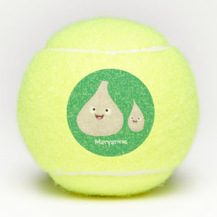 Pelotas De Tenis Ilustracion vegetal de personalizado de ajo dulce
