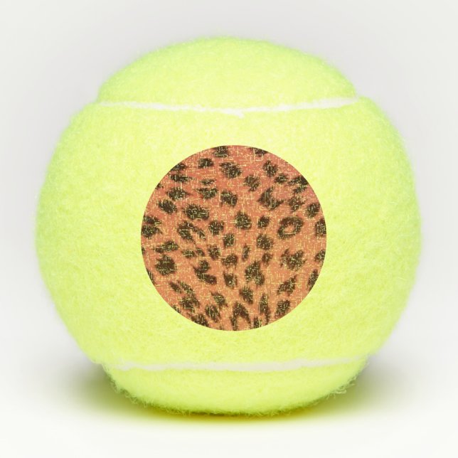 PELOTAS DE TENIS IMPRESIÓN ANIMAL EN ROPA (Anverso)