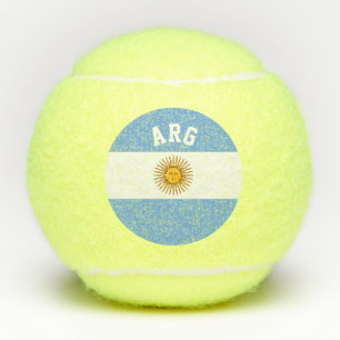 Pelotas De Tenis Impresión personalizada bandera de la Argentina en