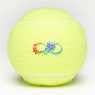 Pelotas De Tenis Infinidad con las medusas del arcoiris