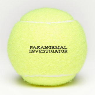 Pelotas De Tenis Investigador Paranormal Cazador de Fantasmas