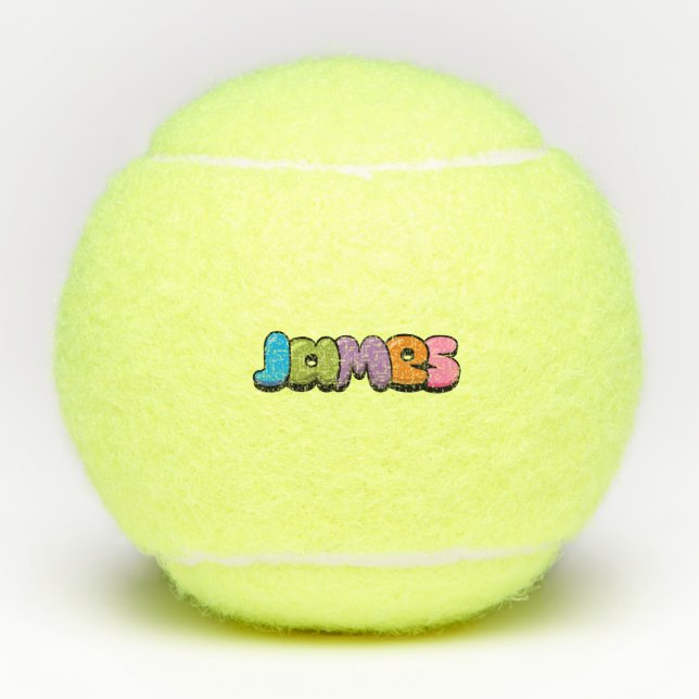 Pelotas De Tenis James (Anverso)
