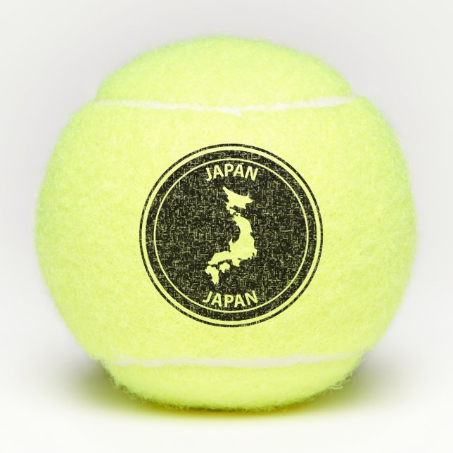 Pelotas De Tenis Japón (Anverso)