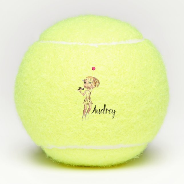 Pelotas De Tenis Jugador de tenis (Anverso)