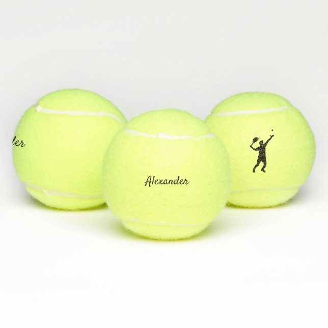 Pelotas De Tenis Jugador de tenis moderno personalizado (Múltiples)