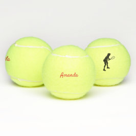 Pelotas De Tenis Jugador de tenis personalizado